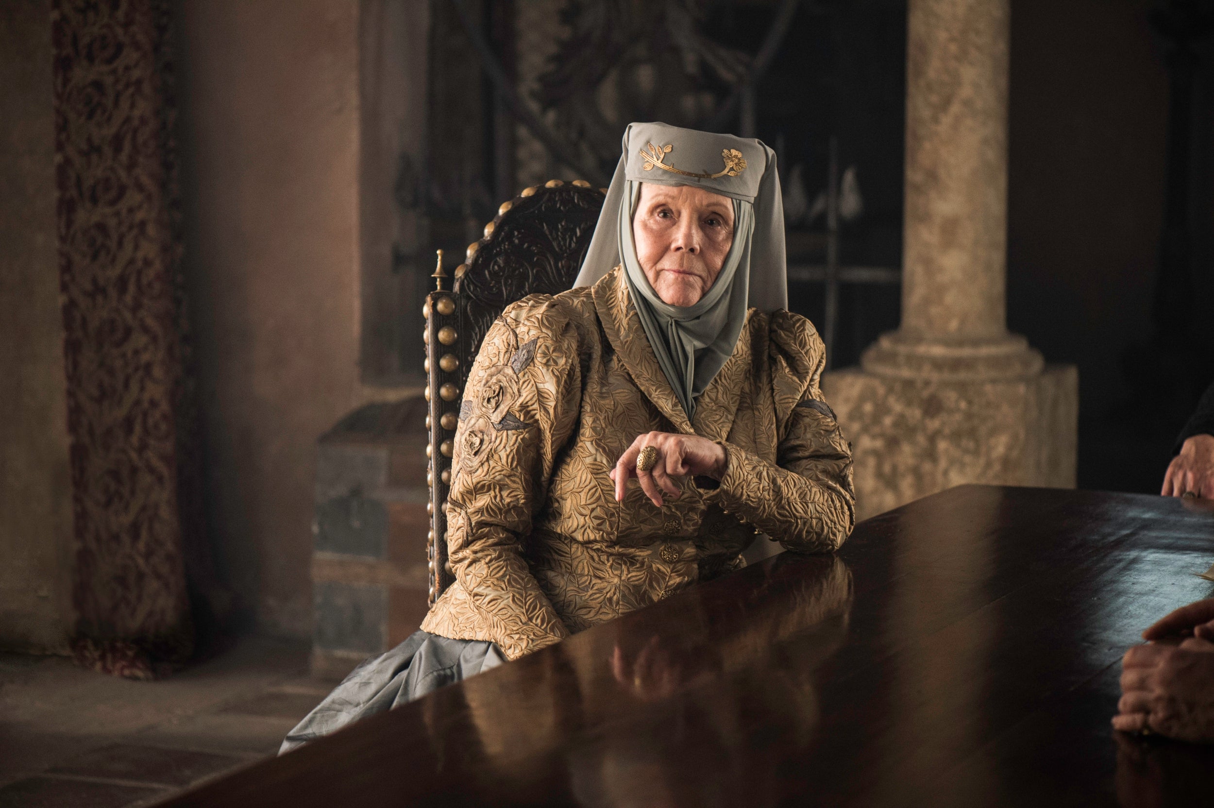 Rigg como Lady Olenna Tyrell en ‘Game of Thrones’