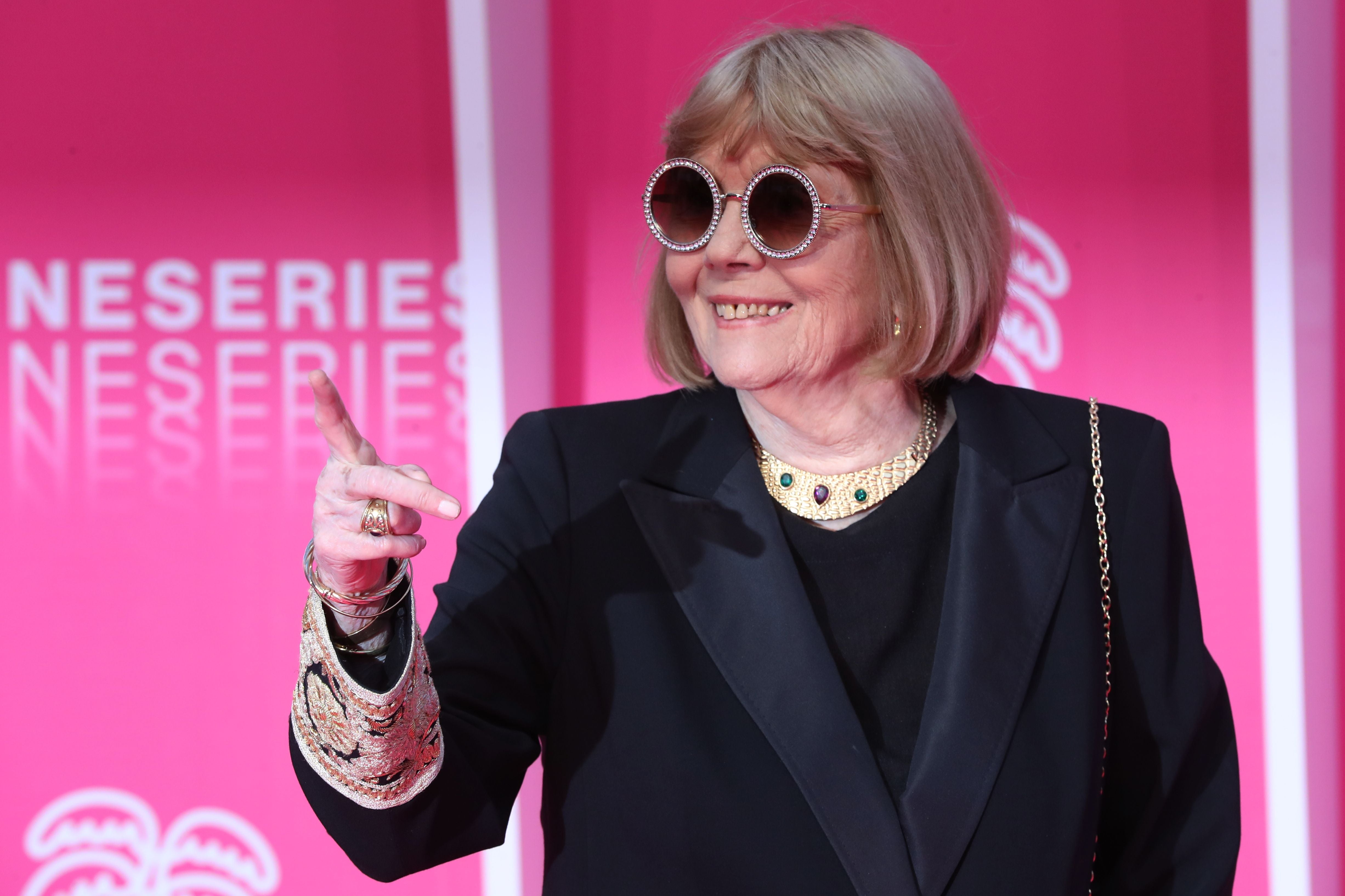 La estrella de James Bond, Diana Rigg, en el Festival de Cine de Cannes en 2019