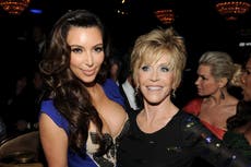 Jane Fonda elogia la retaguardia de Kim Kardashian