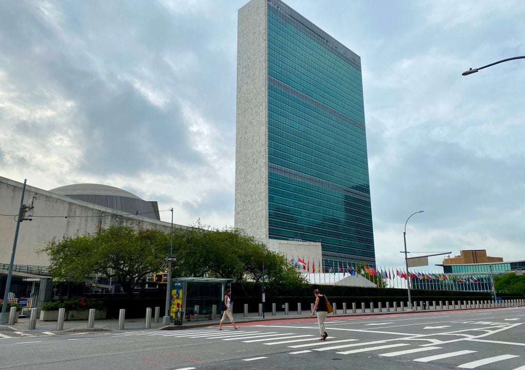 Imagen de la sede de la ONU en Nueva York.