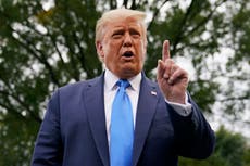 Trump promueve su "visión" sobre la atención médica en los estados de batalla