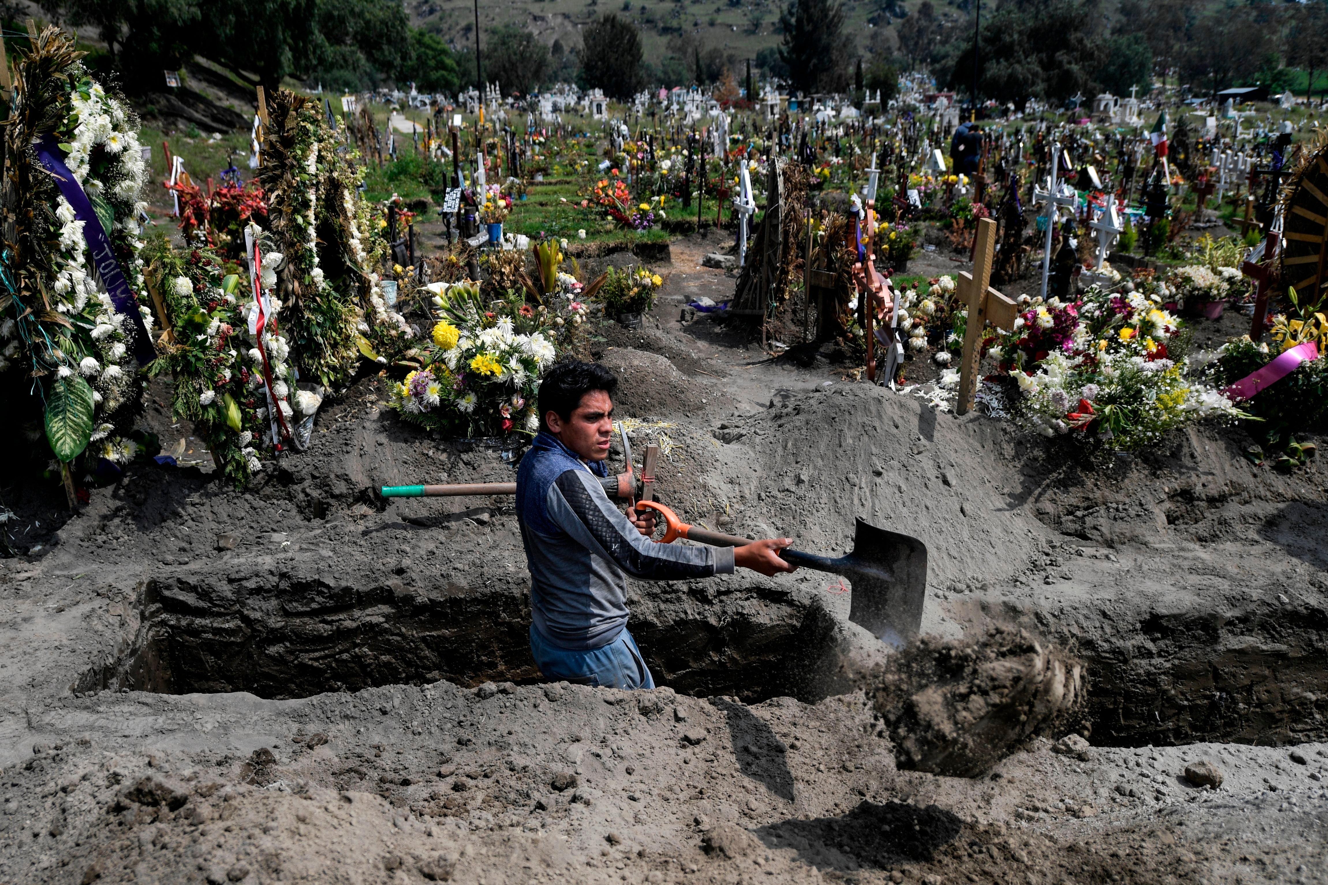 Cementerio en el Estado de México