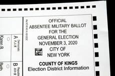 Un error deja a cerca de 100.000 personas en Nueva York con boletas defectuosas para votar por correo