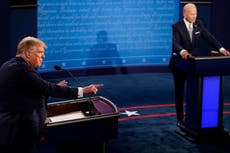 Trump afirma que ganó el debate presidencial pese a que las encuestas dicen lo contrario