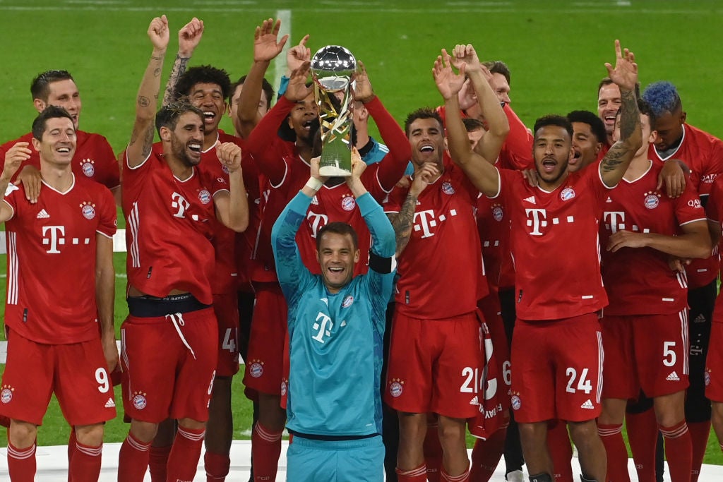 El Bayern Múnich celebra su nuevo título.