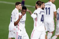 Vinícius Junior da al  Real Madrid una sufrida victoria sobre el Real Valladolid
