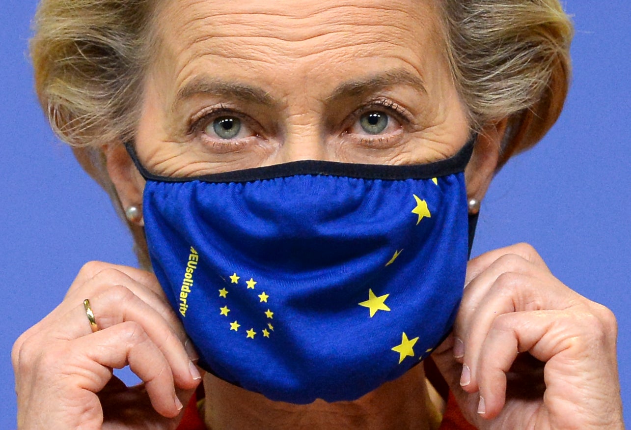 La presidenta de la Comisión Europea, Ursula von der Leyen.