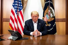 Campaña de Trump planear usar su contagio de Covid como algo bueno