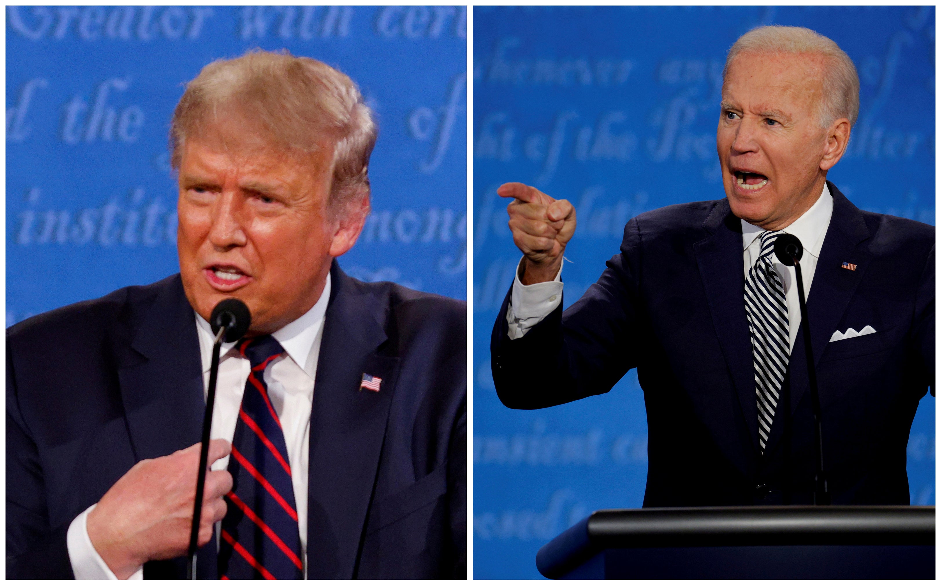 Joe Biden y Donald Trump luchan por una victoria en el Colegio Electoral