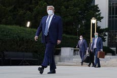 Trump está nuevamente trabajando en la Oficina Oval, dice un portavoz