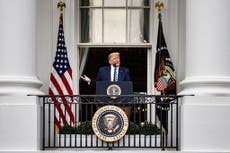 Trump afirma que tiene un ‘brillo protector’ y es ‘inmune’ al COVID-19