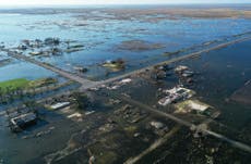 Imágenes devastadoras muestran la destrucción del huracán Delta