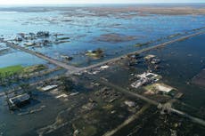 Imágenes devastadoras muestran la destrucción del huracán Delta