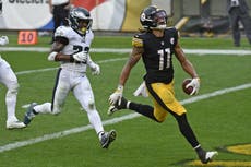 Claypool guía a Steelers en victoria sobre Eagles