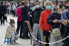 Ciudad en China somete a un test de COVID-19 a toda su población