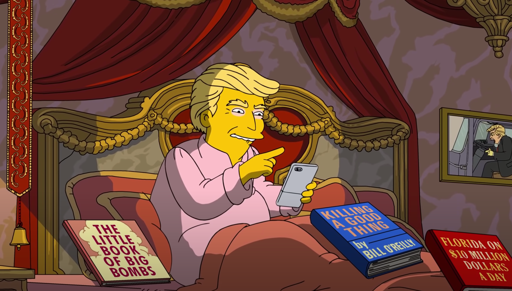 Donald Trump en el episodio ’Los primeros 100 días en el cargo de Donald Trump’