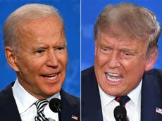 Trump y Biden se enfrentarán en eventos simultáneos por televisión