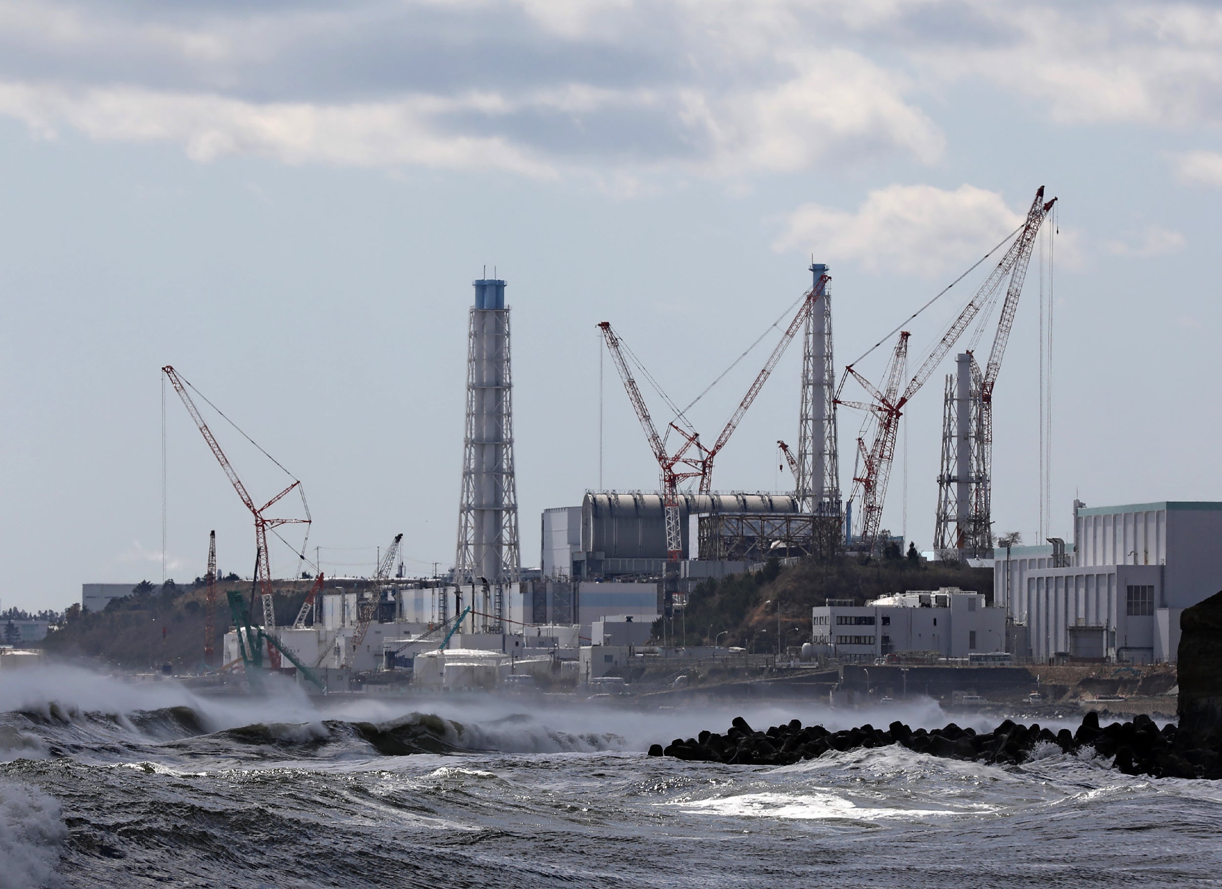 La planta de energía nuclear de Fukushima en Japón fue golpeada por un tsunami masivo en 2011