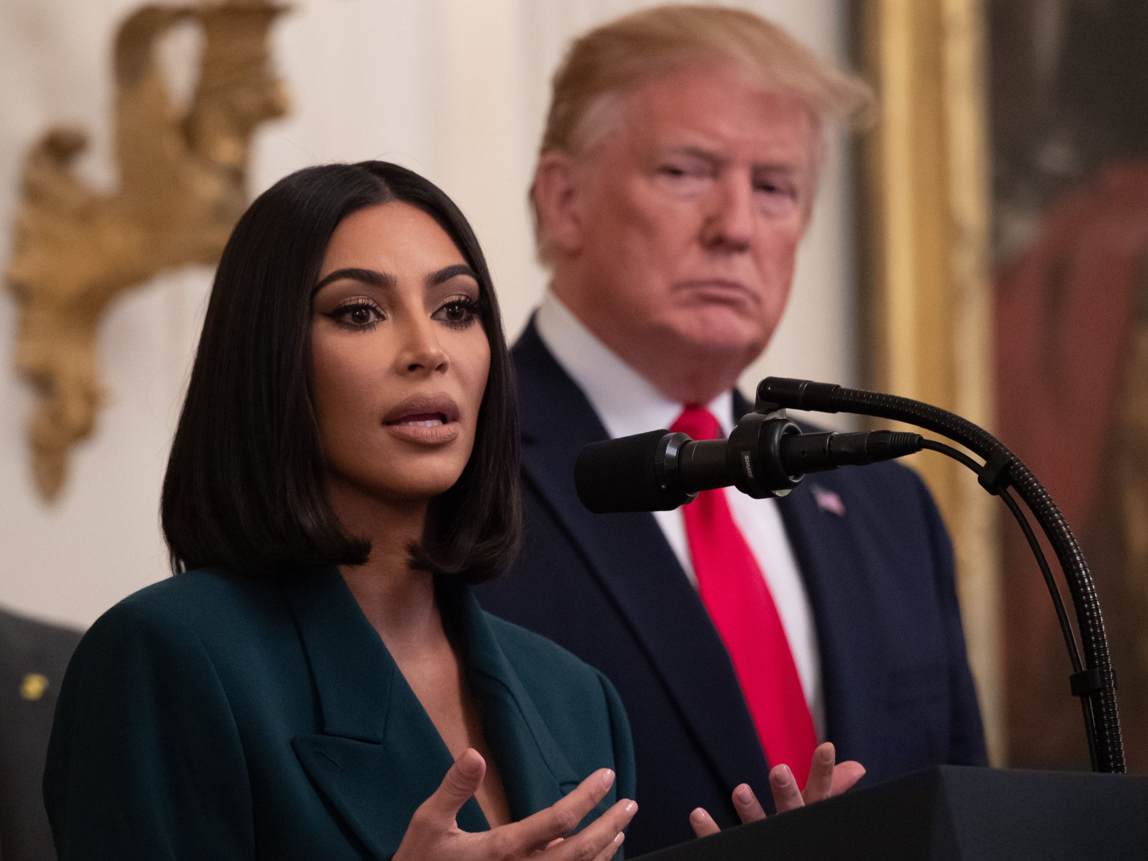 ¿Kim Kardashian respalda a Biden a pesar de la candidatura de Kanye?