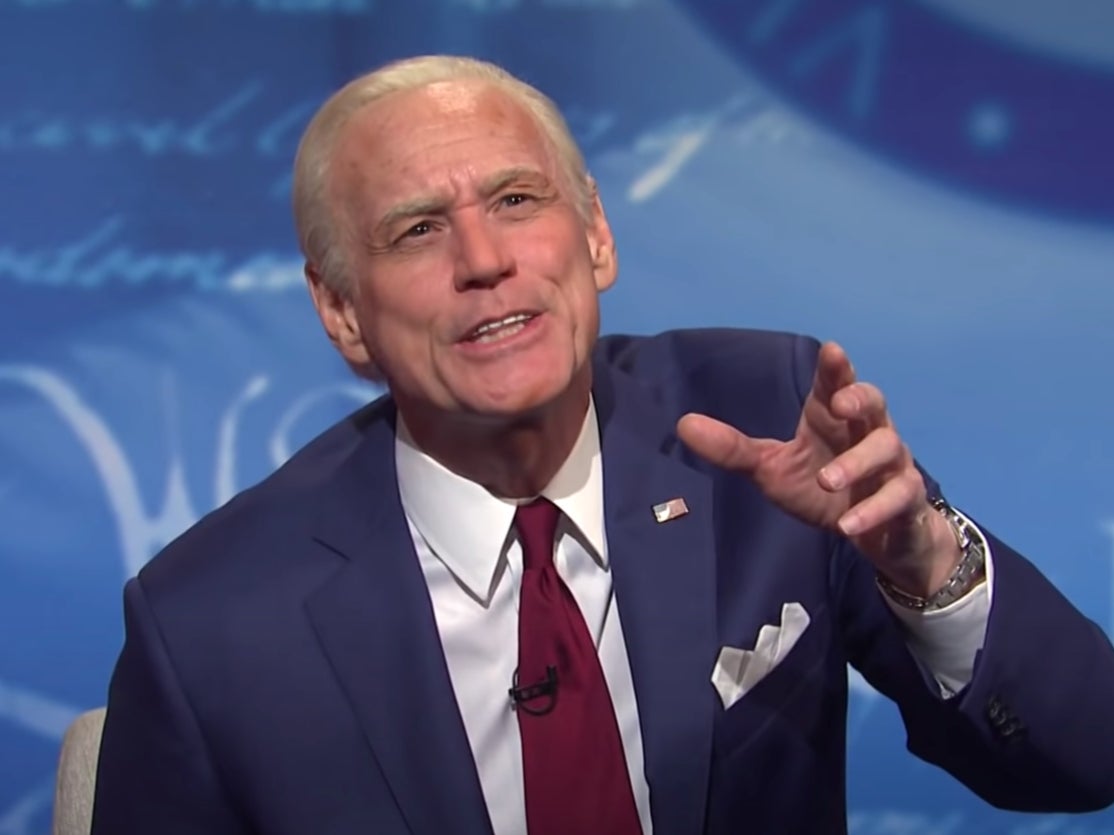 Jim Carrey recibe críticas por su interpretación de Joe Biden en SNL
