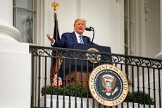 Trump pide evitar que Kamala Harris sea la primera presidenta del país