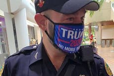 Policía de Miami será sancionado por apoyar a Donald Trump
