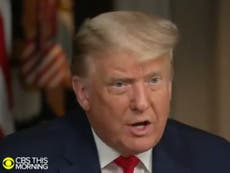 ‘Eso no es cierto’: Lesley Stahl confronta a Trump en entrevista
