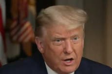 ‘Eso no es cierto’: Lesley Stahl confronta a Trump en entrevista