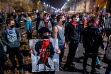 15 personas detenidas en Polonia en protesta por el aborto