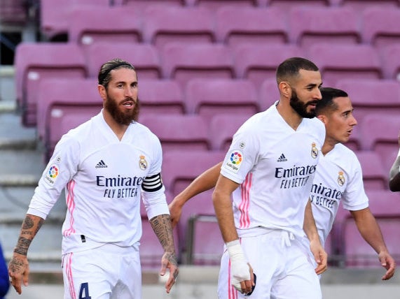 Sergio Ramos se hizo presente en el marcador y puso en ventaja a los madrileños desde el manchón de penalti