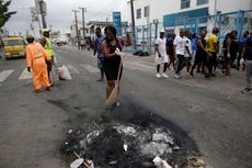 Movilización masiva de grupos policiales tras disturbios en Nigeria 