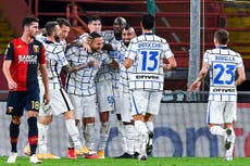 Inter de Milán supera a Génova en la Serie A