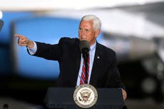 Pence seguirá viajando tras estar en contacto con asesor infectado