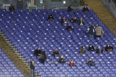 Italia vuelve a prohibir hinchas en los estadios