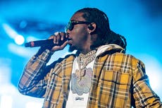 Pasajero en el automóvil de Offset es arrestado por posesión de armas