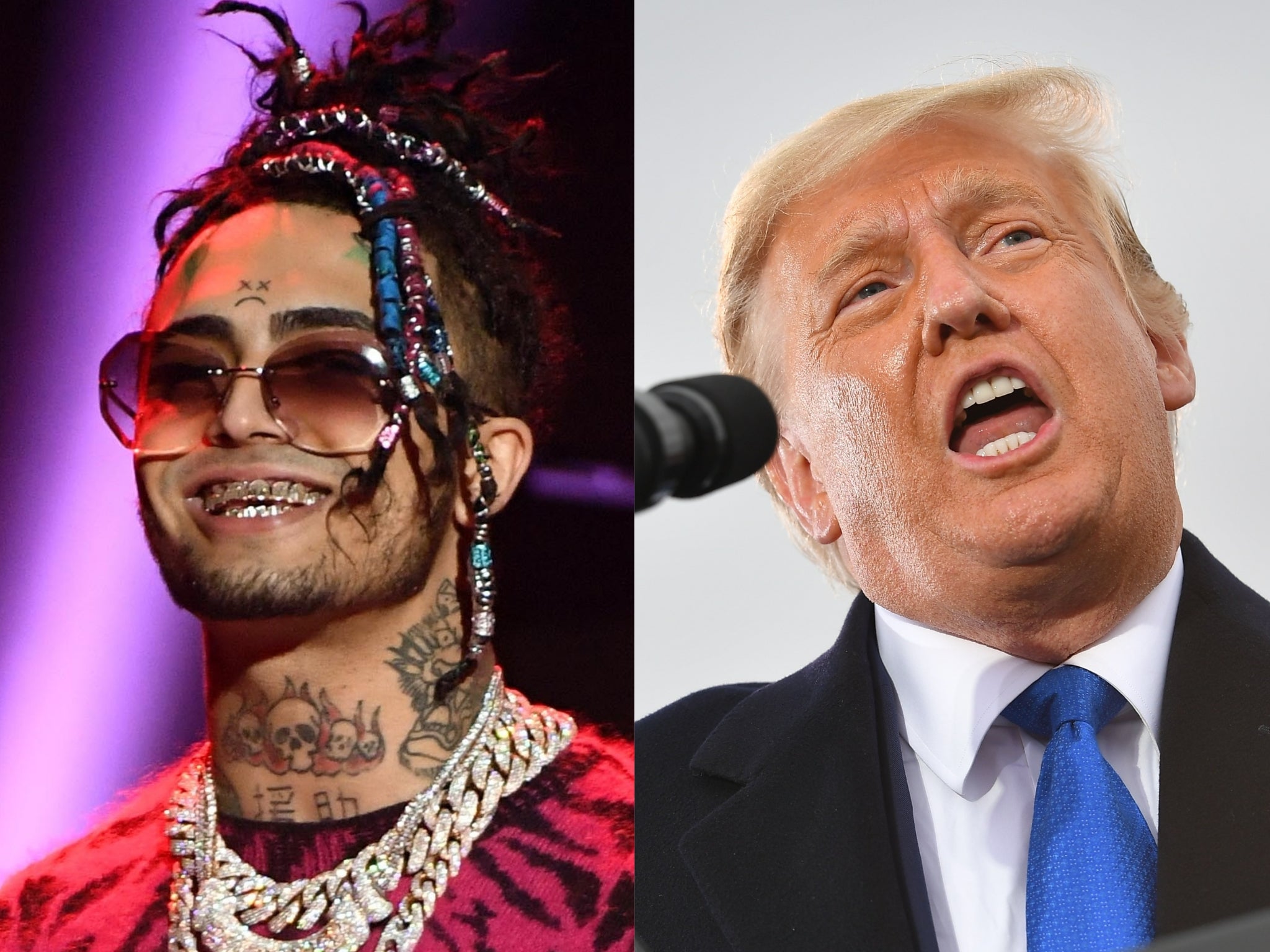 Lil Pump apoya la reelección de Donald Trump abiertamente