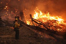 Evacuan a miles en el sur de California debido a incendio forestal