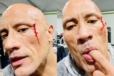 Dwayne ‘The Rock’ Johnson prueba su propia sangre después de una lesión en el gimnasio (VIDEO)