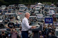 Biden pide en Georgia la presidencia y el control del Senado