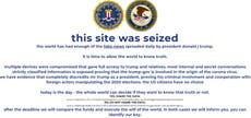 Sitio web de campaña de Trump ‘incautado’ por hackers, dicen reportes