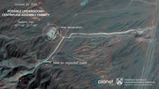 Fotos satelitales muestran construcción en sitio nuclear de Irán