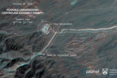 Fotos satelitales muestran construcción en sitio nuclear de Irán
