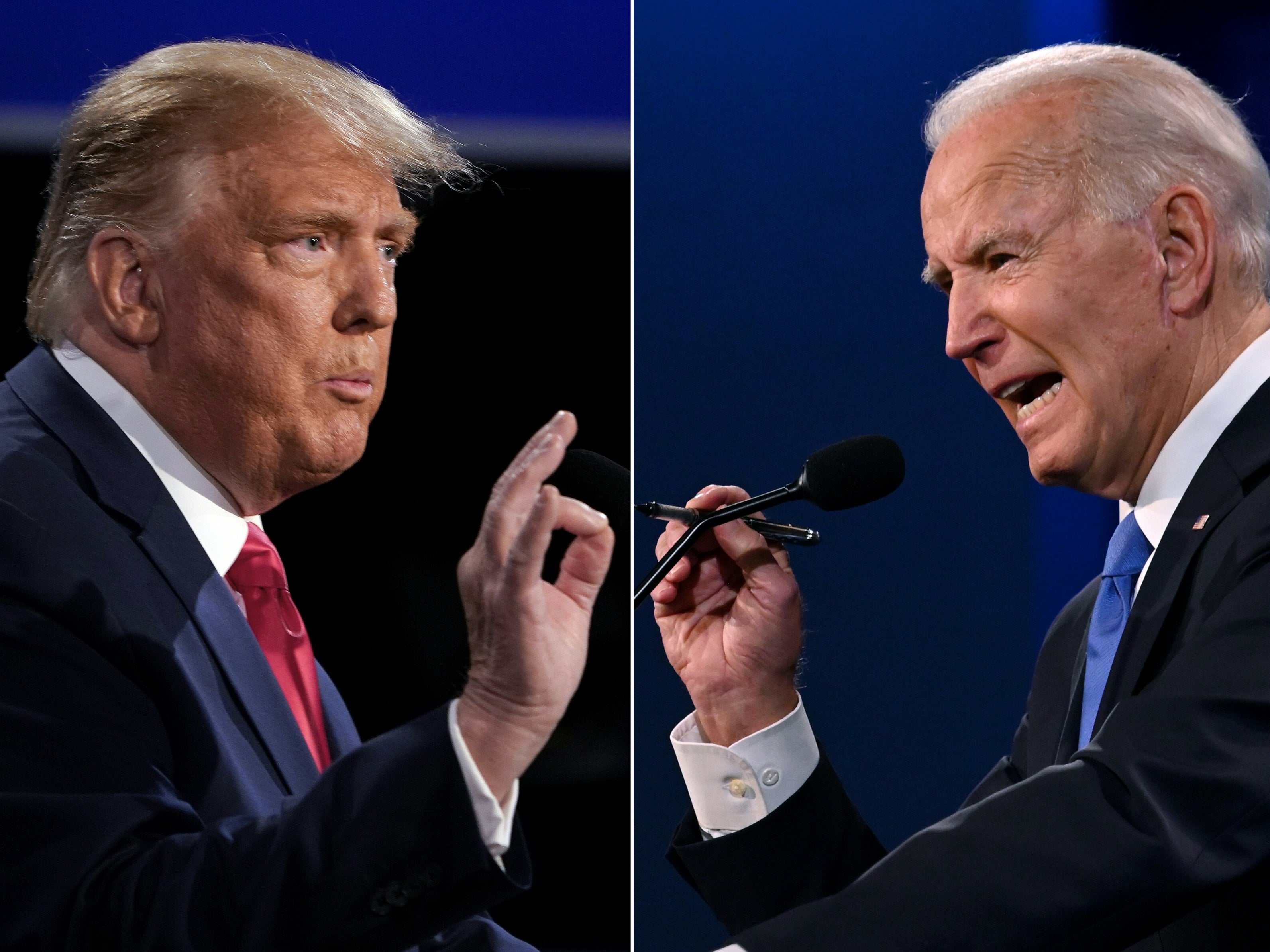 Biden lidera a Trump en los estados de campo de batalla