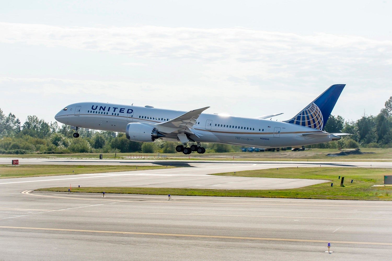Las pruebas serán obligatorias en algunos vuelos de United Boeing 787 a Londres
