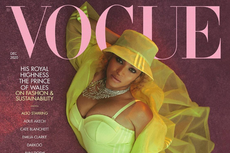Beyoncé en portada de British Vogue en la colección Ivy Park x Adidas