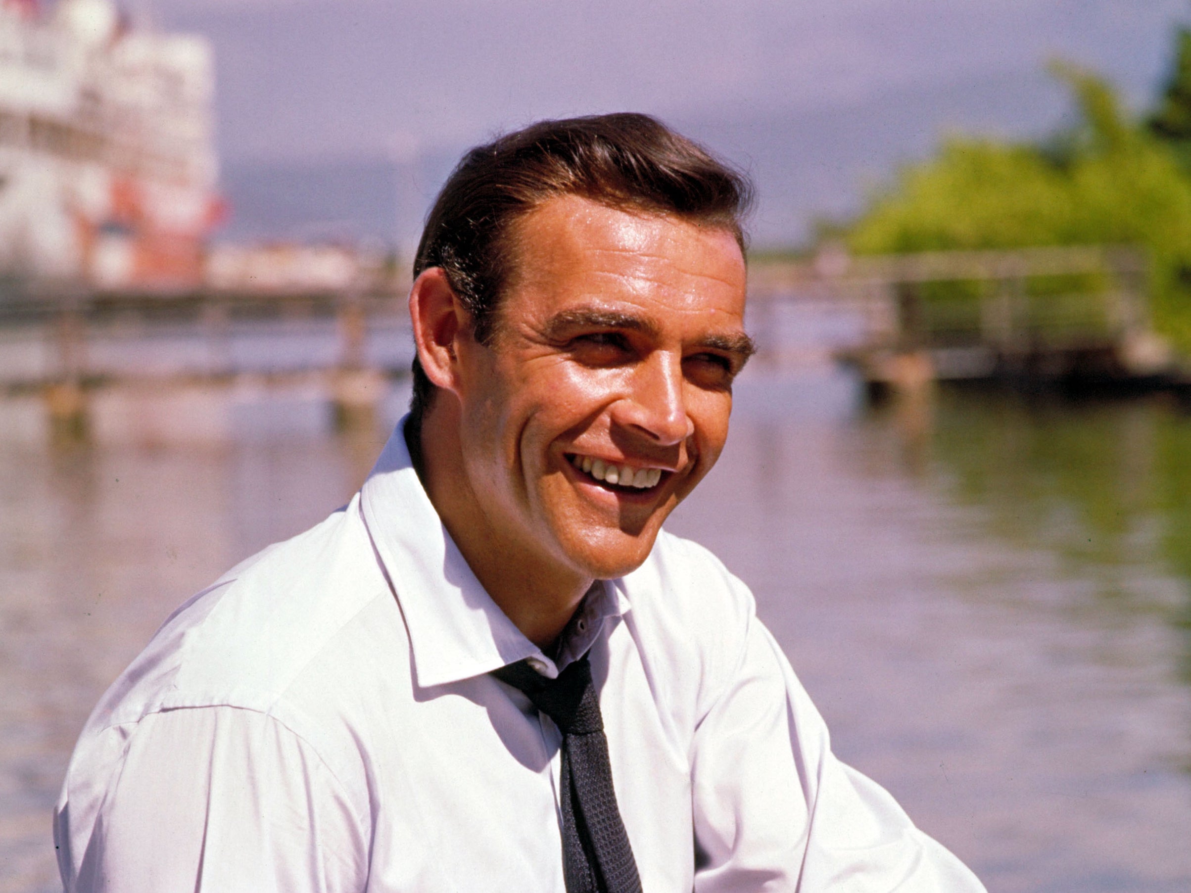 Sean Connery en el set de la película de Bond ‘Dr. No’.