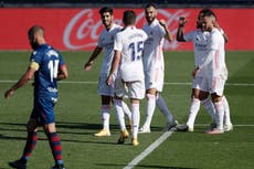 Benzema y Hazard comandan la goleada de Real Madrid