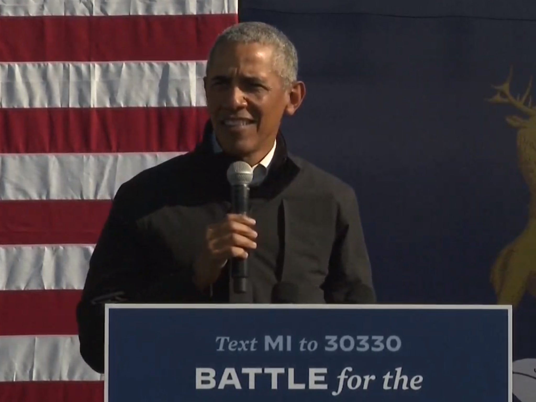 Obama y Biden se reúnen en mitin por primera vez