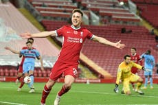 Liverpool gana con gol de último minuto de Diogo Jota