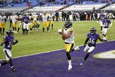 Steelers vienen de atrás para doblegar a Ravens y conservar el invicto